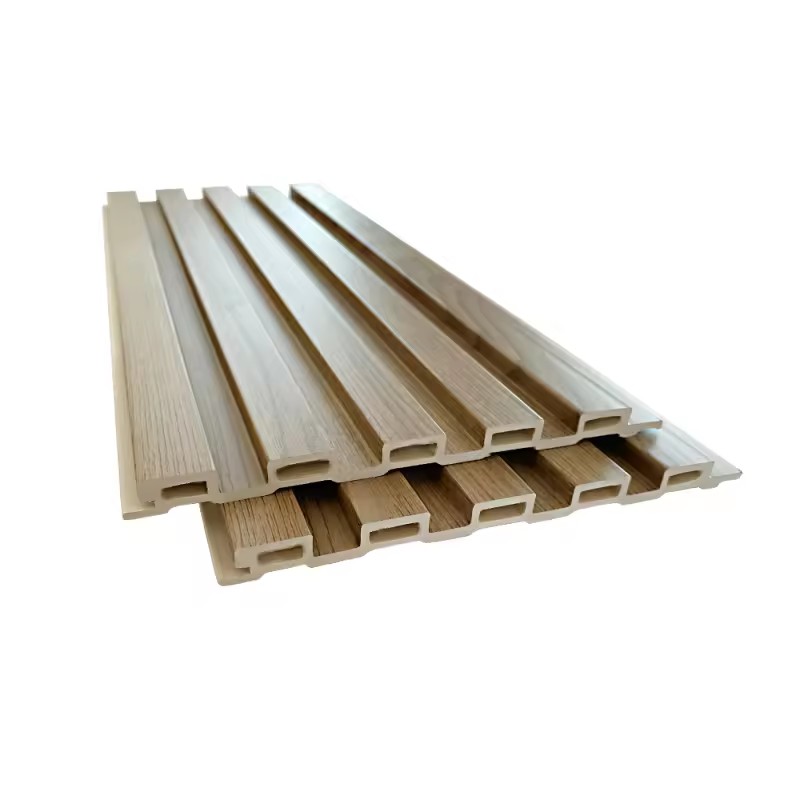 Panneau mural intérieur décoratif en grain de bois